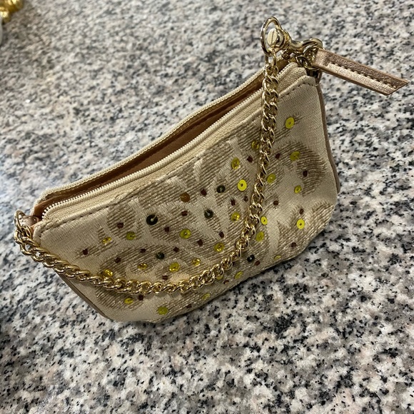 mini gold purse